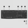Logitech MK295 Silent Wireless Combo toetsenbord RF Wireless QWERTY US International zwart