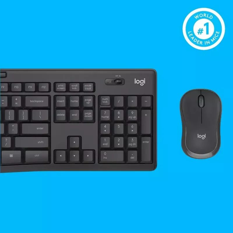 Logitech MK295 Silent Wireless Combo toetsenbord RF Wireless QWERTY US International zwart