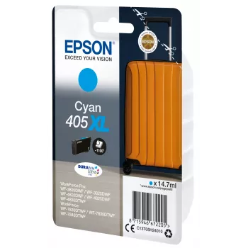 Epson 405XL DURABrite Ultra Ink inktpatroon 1 stuk origineel hoge (XL) capaciteit cyaan
