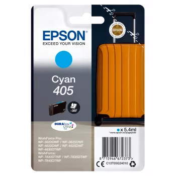 Epson cyaan 405 DURABrite Ultra Ink inktpatroon 1 st. origineel standaardcapaciteit