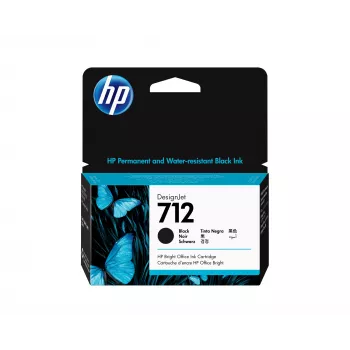 HP 712 38 ml zwart DesignJet inktpatroon