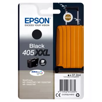 Epson 405XXL DURABrite Ultra Ink inktpatroon 1 stuk origineel extra (super) high yield zwart