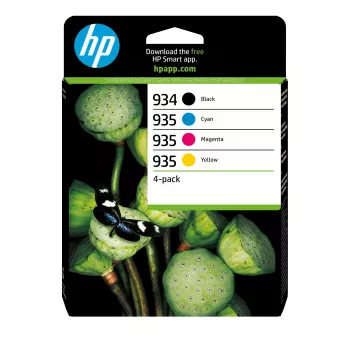 HP 934 zwart/935 cyaan/magenta/geel 4-pack originele inktpatronen