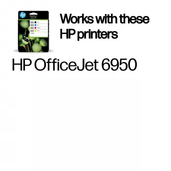 HP 903 4-pack zwart/cyaan/magenta/geel originele inktpatronen