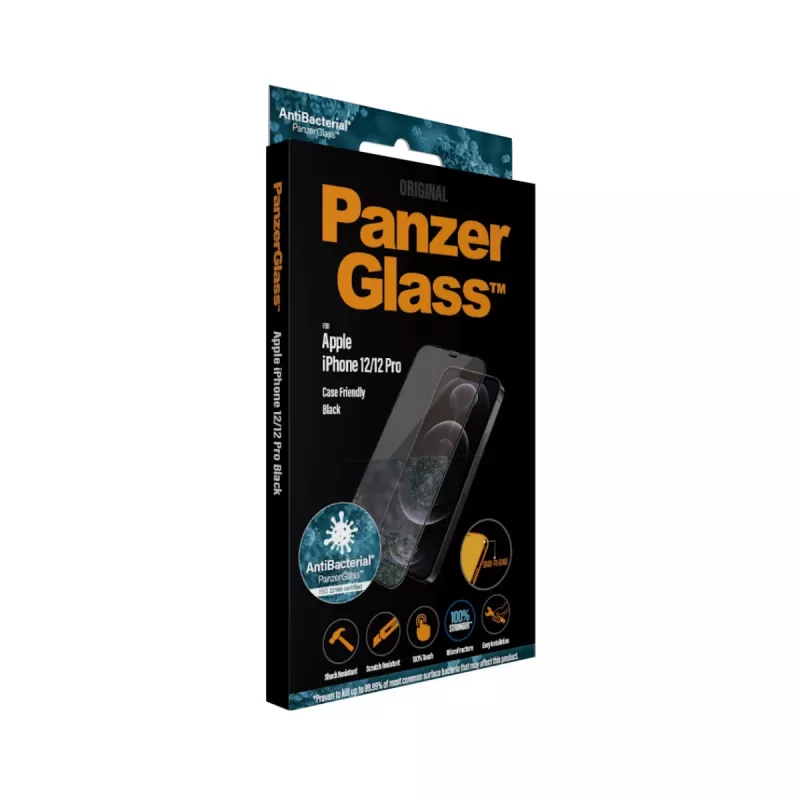 PanzerGlass ® beeldschermfolie iPhone 12 | 12 Pro | Edge-to-Edge