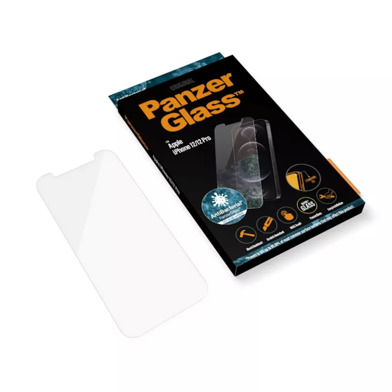PanzerGlass ® beeldschermfolie iPhone 12 | 12 Pro | standaardaanpassing