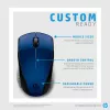 HP draadloze muis 220 (Lumiere Blue), ambidexter, RF draadloos, blauw