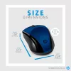 HP draadloze muis 220 (Lumiere Blue), ambidexter, RF draadloos, blauw