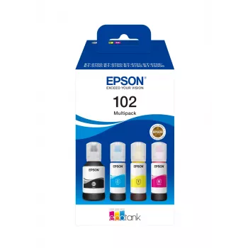 Cartridge Epson 102 4-pack zwart + kleur T03R6 C13T03R640
