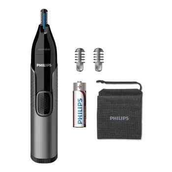 Philips Serie 3000 neustrimmer Serie 3000 NT3650/16 wasbare neus-, oor- en wenkbrauwtrimmer met 2 kamopzetstukken