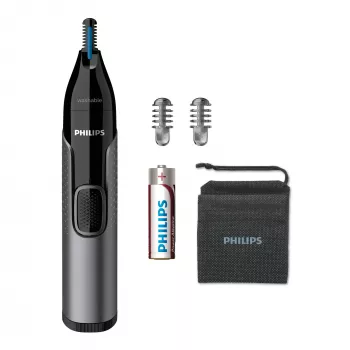 Philips Serie 3000 neustrimmer Serie 3000 NT3650/16 wasbare neus-, oor- en wenkbrauwtrimmer met 2 kamopzetstukken