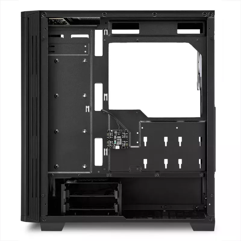 PC-behuizing Sharkoon RGB LIT 100 midi tower zwart