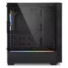 PC-behuizing Sharkoon RGB LIT 100 midi tower zwart