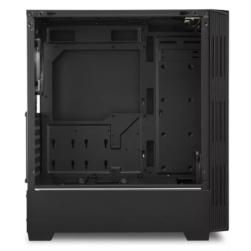 PC-behuizing Sharkoon RGB LIT 100 midi tower zwart