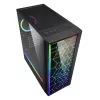 PC-behuizing Sharkoon RGB LIT 100 midi tower zwart