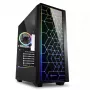 PC-behuizing Sharkoon RGB LIT 100 midi tower zwart