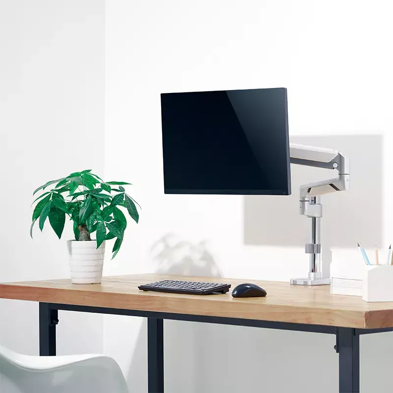 Monitorbeugel LogiLink BP0087 81,3 cm (32 inch) tafel zilver