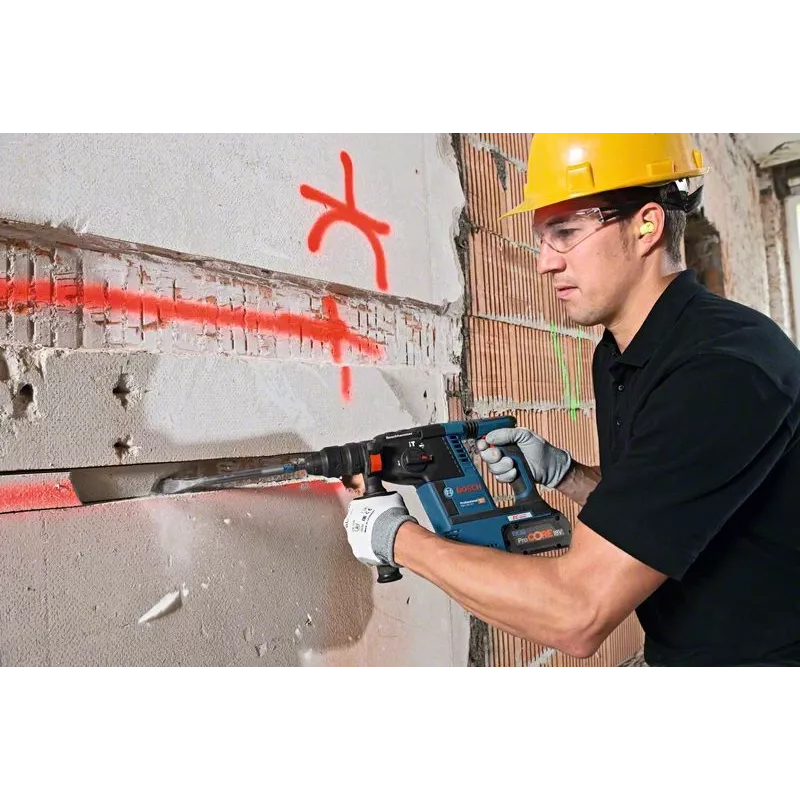 Bosch Professional ProCORE18V 1600A016GK accu, 18 V, 8,0 Ah, Li-Ion, AMPShare Alliance, zwart/rood