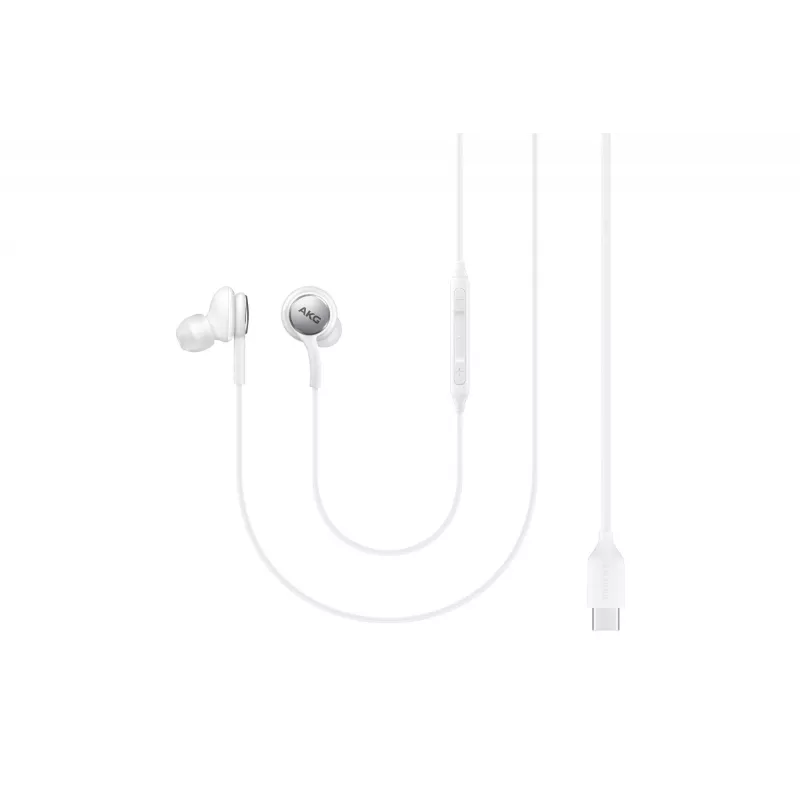 Bedrade in-ear-hoofdtelefoon Samsung EO-IC100, binaural, USB Type-C-aansluiting, 32 Ω impedantie, 20–20000 Hz, wit
