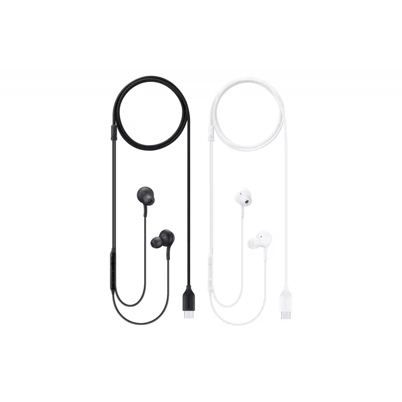 Bedrade in-ear-hoofdtelefoon Samsung EO-IC100, binaural, USB Type-C-aansluiting, 32 Ω impedantie, 20–20000 Hz, wit