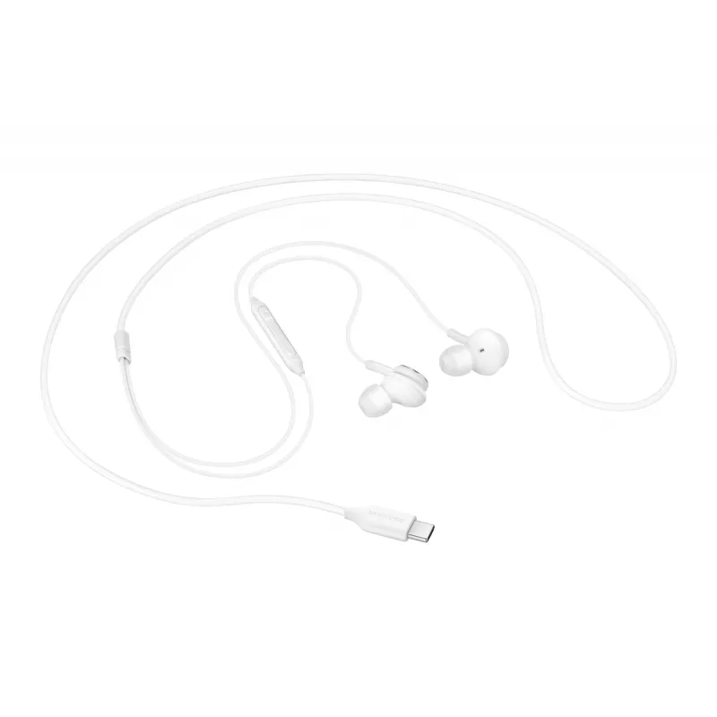 Bedrade in-ear-hoofdtelefoon Samsung EO-IC100, binaural, USB Type-C-aansluiting, 32 Ω impedantie, 20–20000 Hz, wit