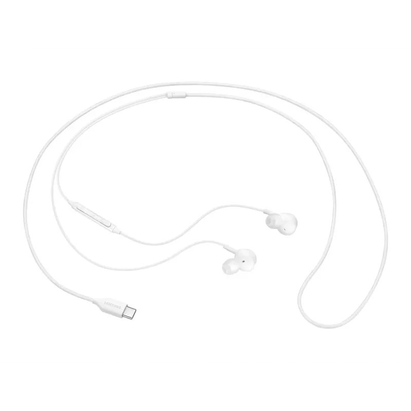 Bedrade in-ear-hoofdtelefoon Samsung EO-IC100, binaural, USB Type-C-aansluiting, 32 Ω impedantie, 20–20000 Hz, wit