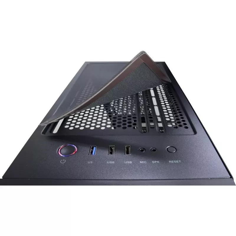 PC-behuizing Inter-Tech C-303 Mirror full tower zwart