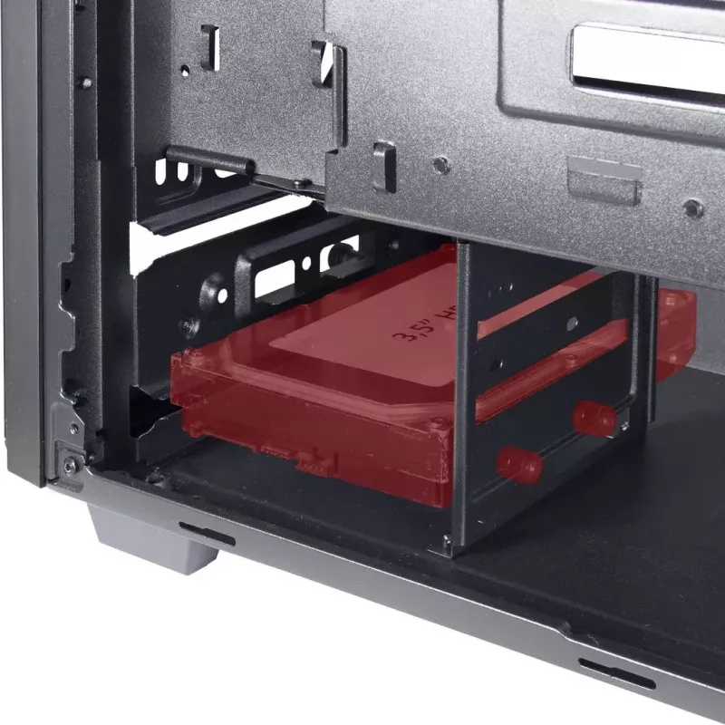 PC-behuizing Inter-Tech C-303 Mirror full tower zwart