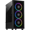 PC-behuizing Inter-Tech C-303 Mirror full tower zwart