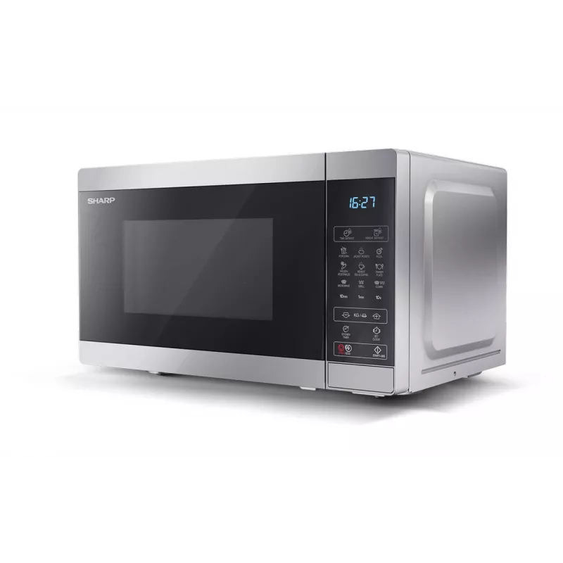 Sharp YC-MG02E-S magnetron zwart, staal combinatiemagnetron werkblad 20 l 800 W