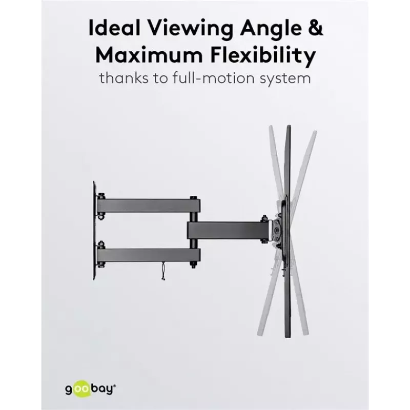 Goobay tv-muurbeugel Basic FULLMOTION M 35 kg 32-55 inch