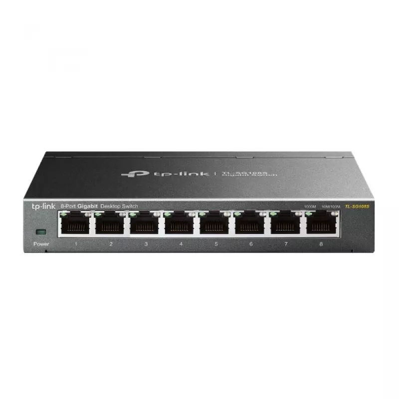 Netwerkswitch TP-Link TL-SG108S 8-poorts 10/100/1000Mbps