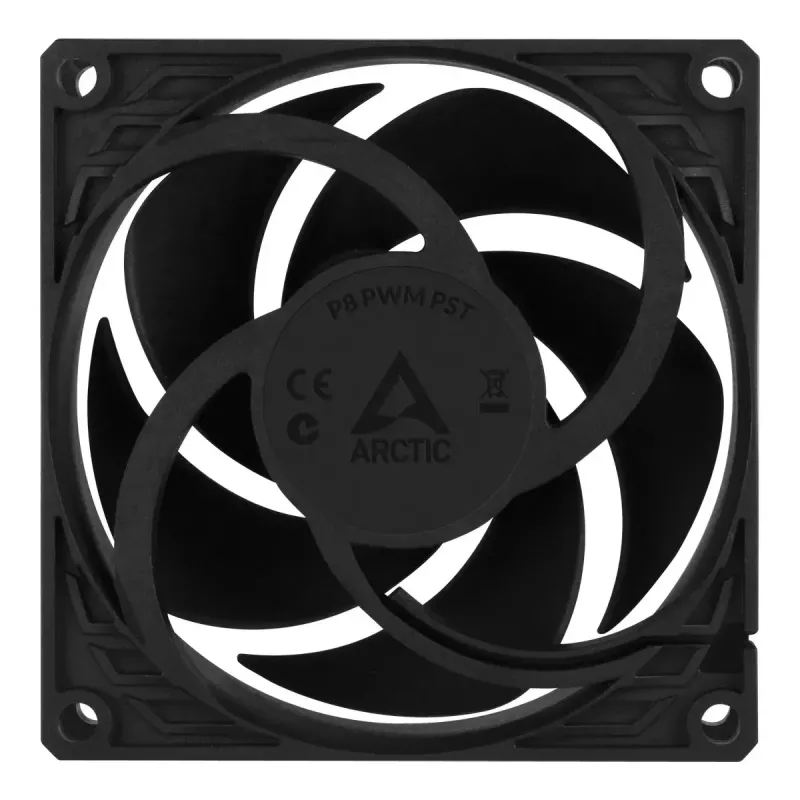 ARCTIC P8 PWM PST - drukgeoptimaliseerde 80-mm-ventilator met PWM PST