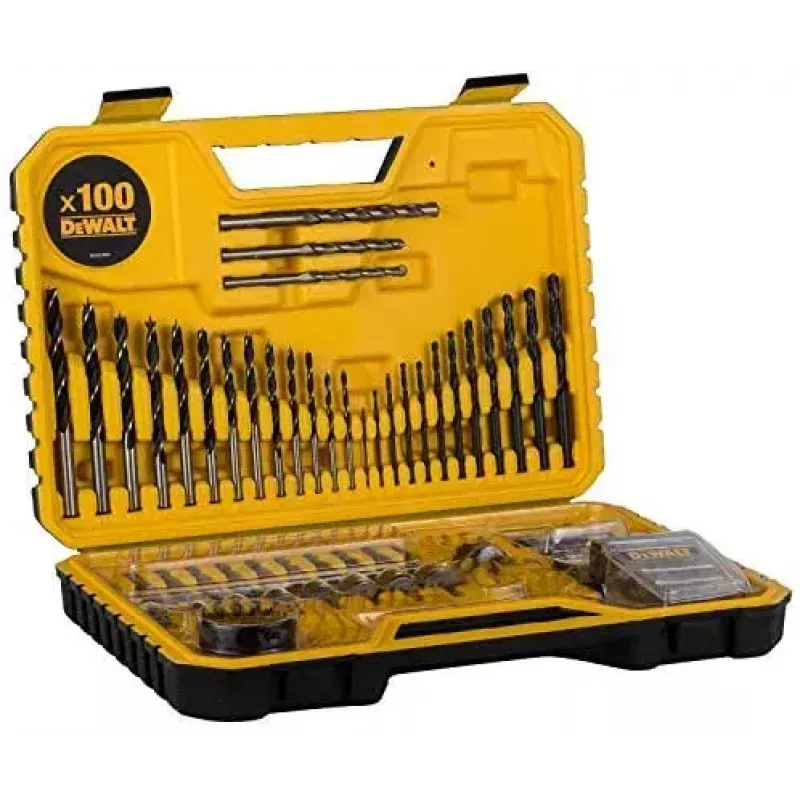 DeWALT DT71563 set schroefbits, boren en gatenzagen, 100 stuks
