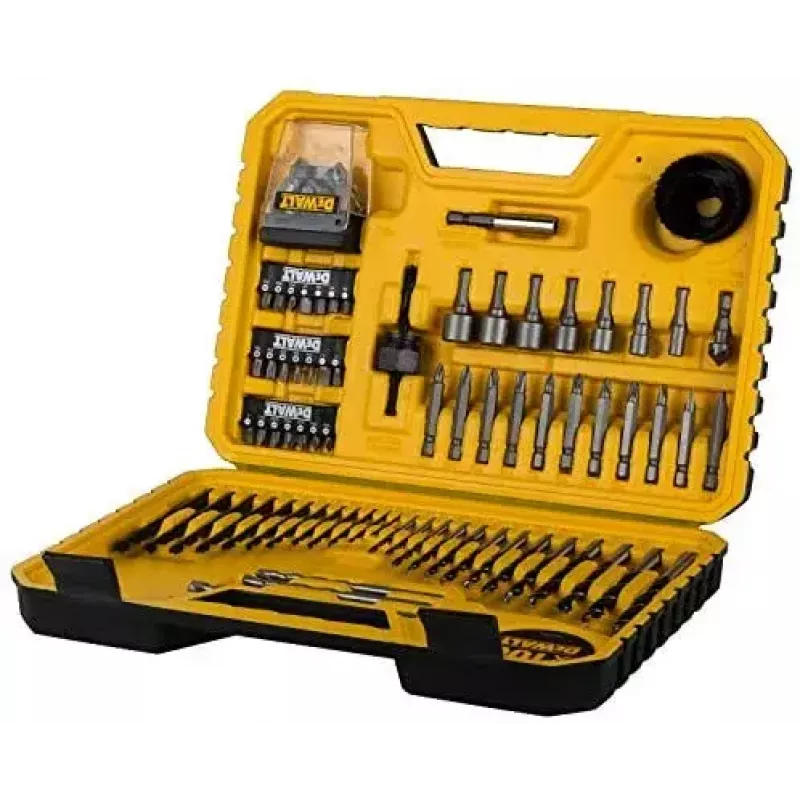 DeWALT DT71563 set schroefbits, boren en gatenzagen, 100 stuks