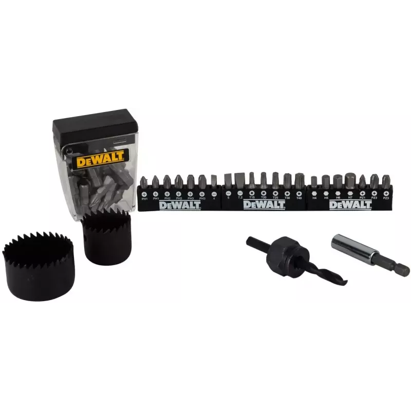 DeWALT DT71563 set schroefbits, boren en gatenzagen, 100 stuks