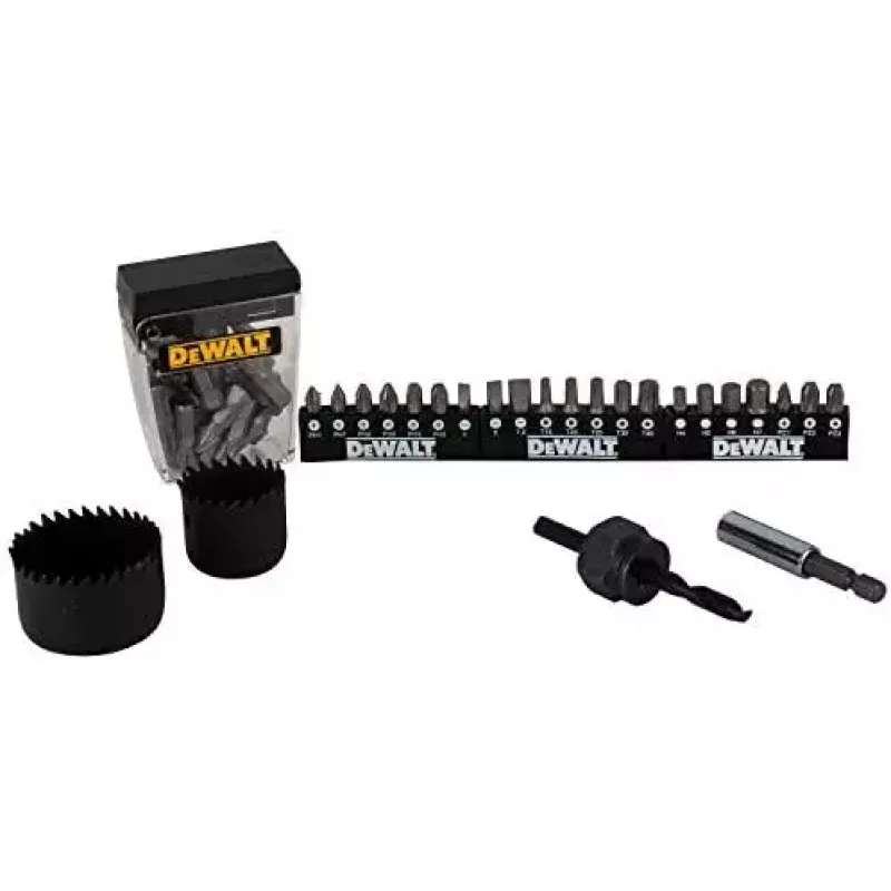 DeWALT DT71563 set schroefbits, boren en gatenzagen, 100 stuks