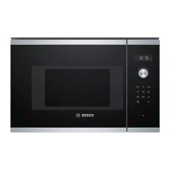Inbouw solo-magnetron Bosch Serie 6 BFL524MS0 — 800 W, 20 L, touchbediening, RVS/zwart