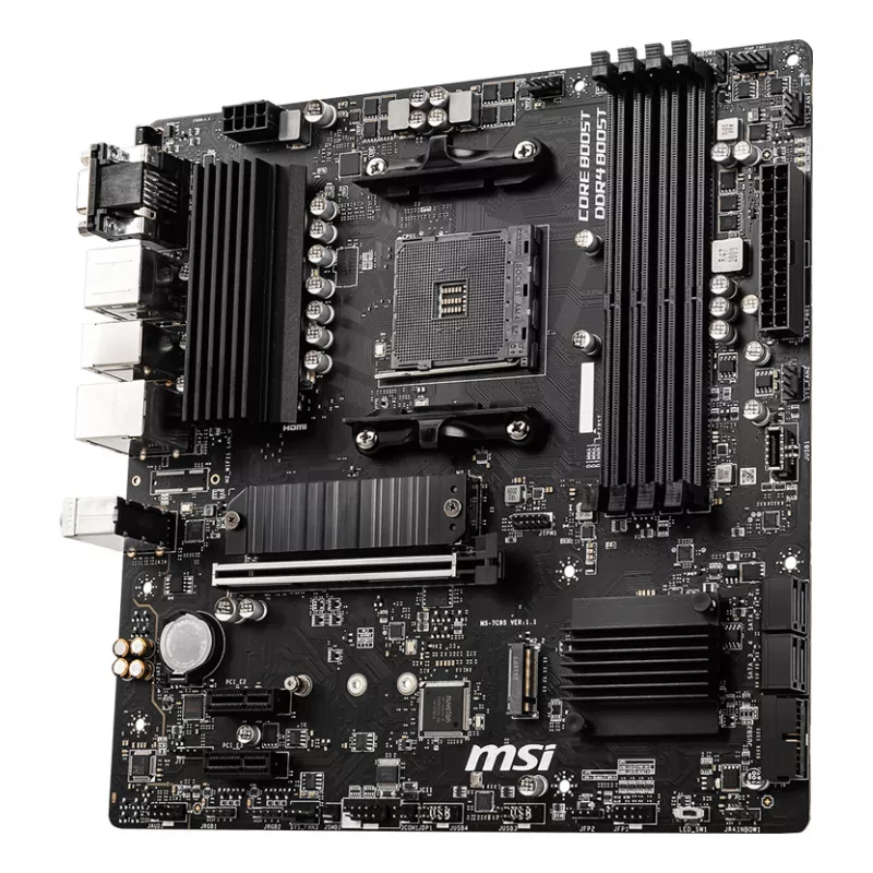 MSI B550M PRO-VDH Moederbord AMD B550 Socket AM4 micro ATX