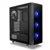 PC-behuizing Thermaltake Versa J25 TG RGB Midi Tower Zwart
