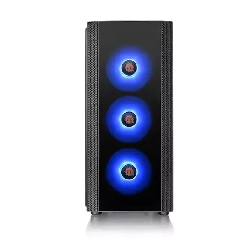 PC-behuizing Thermaltake Versa J25 TG RGB Midi Tower Zwart
