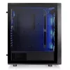 PC-behuizing Thermaltake Versa J25 TG RGB Midi Tower Zwart
