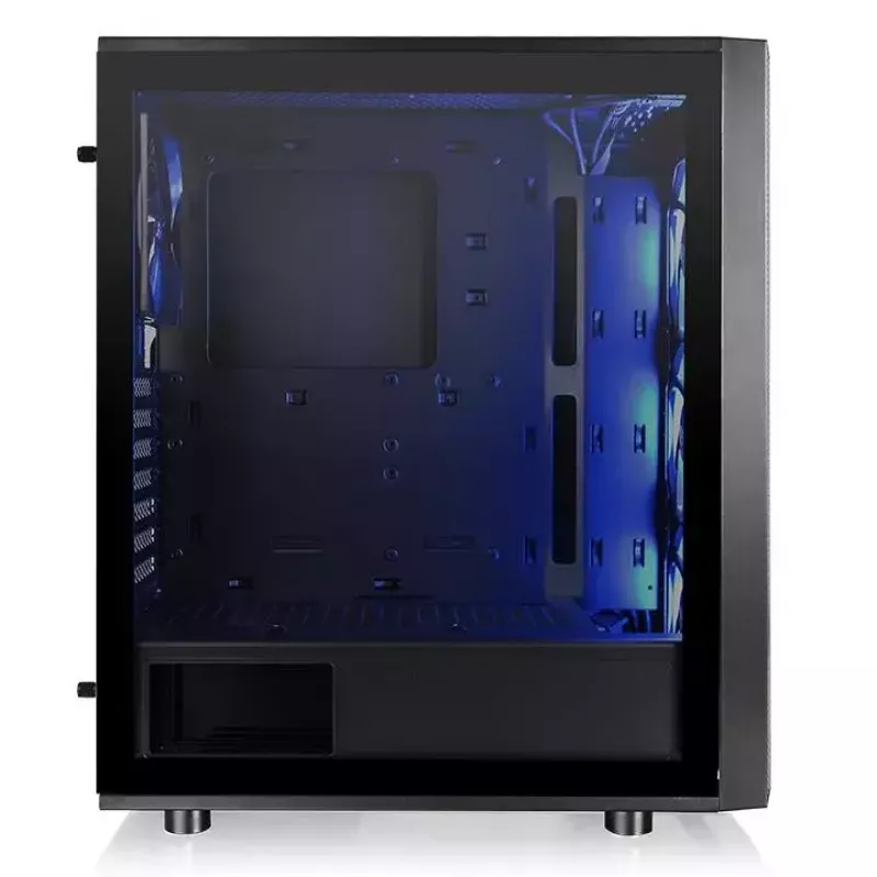 PC-behuizing Thermaltake Versa J25 TG RGB Midi Tower Zwart