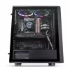 PC-behuizing Thermaltake Versa J25 TG RGB Midi Tower Zwart
