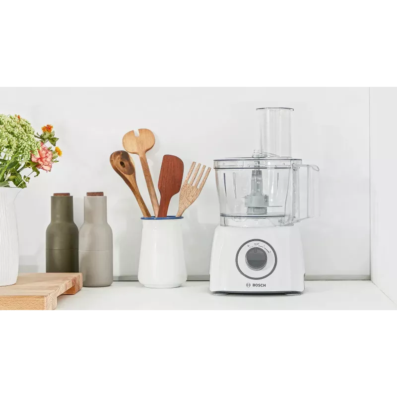 Keukenmachine Bosch MCM3100W — 800 W, 2,3 L kom, 2 snelheden, turbo, wit