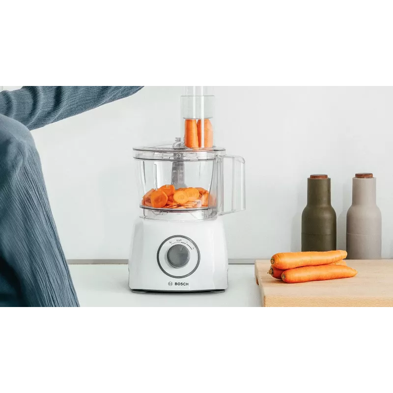 Keukenmachine Bosch MCM3100W — 800 W, 2,3 L kom, 2 snelheden, turbo, wit