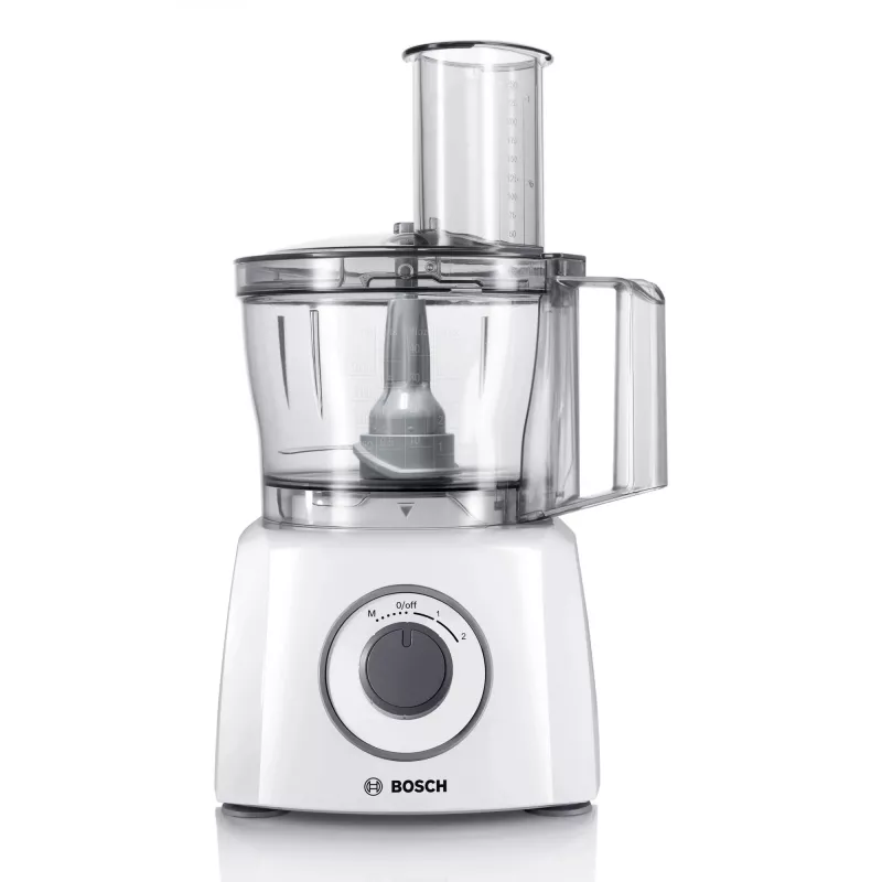 Keukenmachine Bosch MCM3100W — 800 W, 2,3 L kom, 2 snelheden, turbo, wit