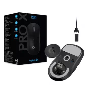 LOGITECH gamingmuis - Pro X Superlight Wireless - zwart