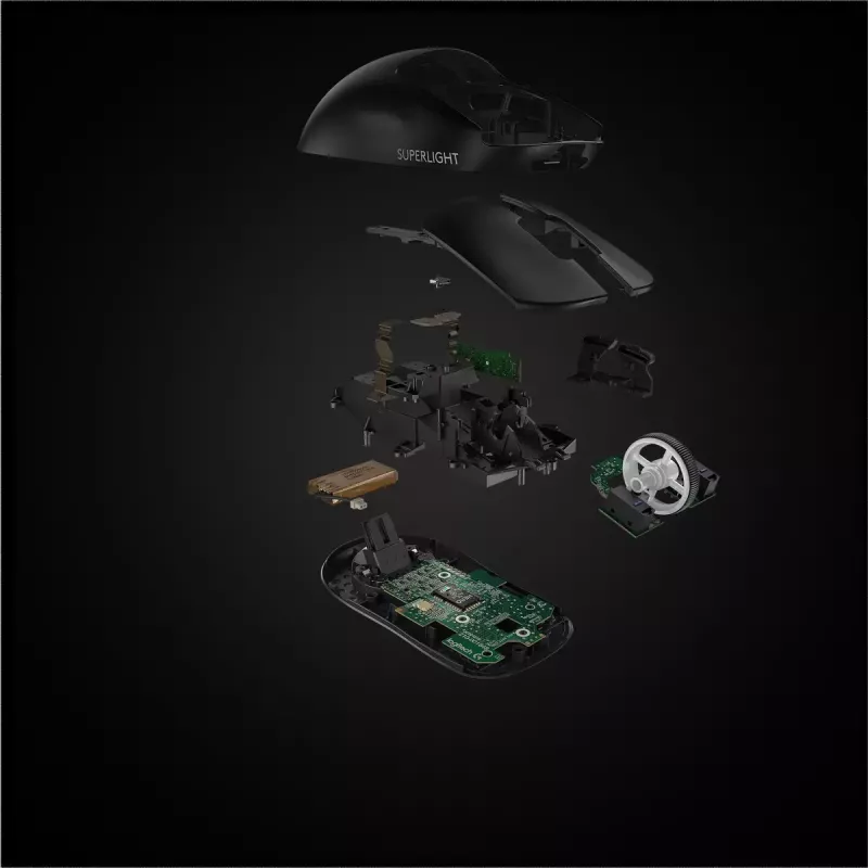 LOGITECH gamingmuis - Pro X Superlight Wireless - zwart