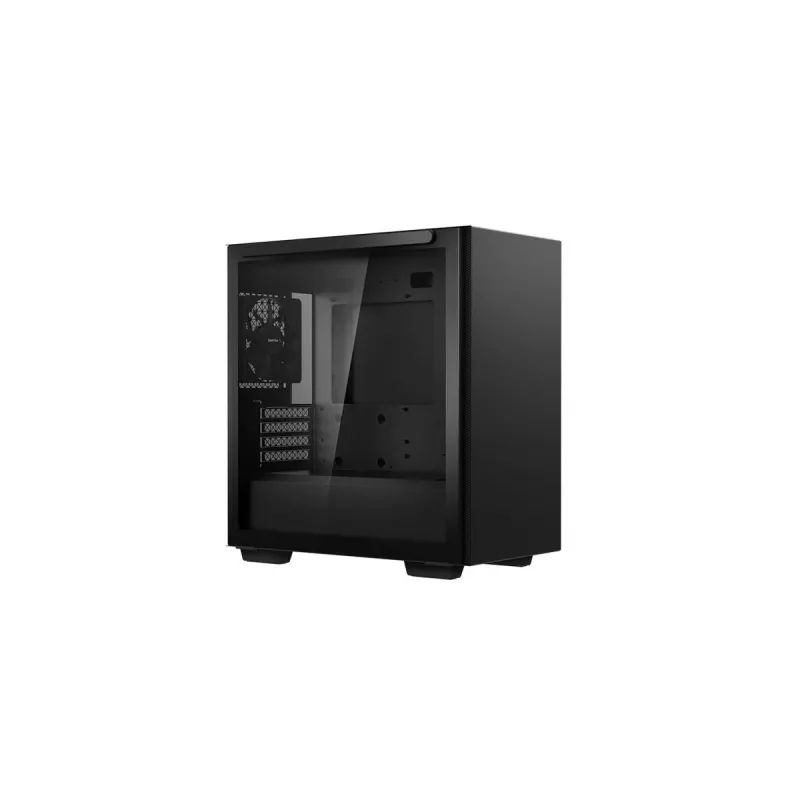 PC-behuizing DeepCool MACUBE 110 Midi-Tower Zwart — microATX/Mini-ITX, gehard glas, ondersteunt GPU 320 mm, CPU-koeler 165 mm